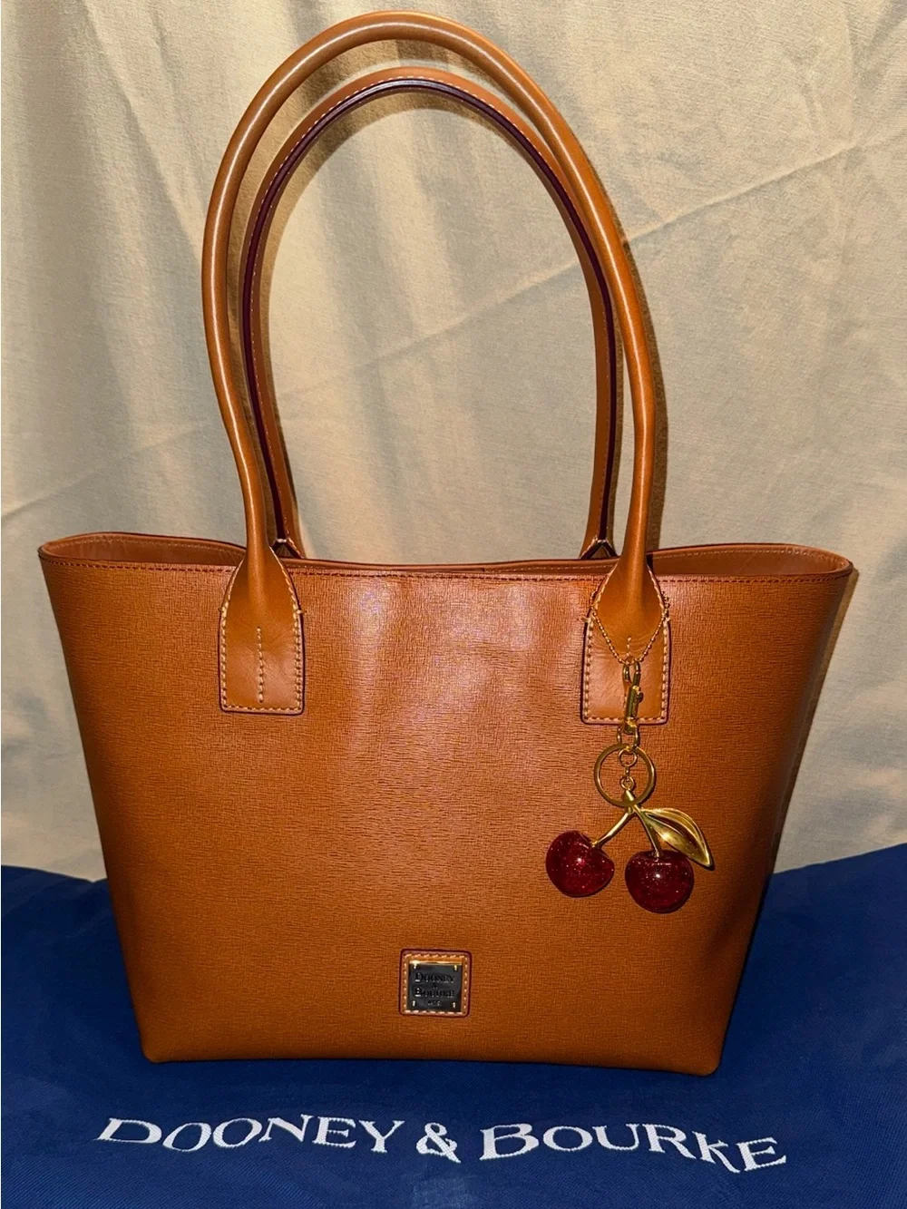 Dooney & Bourke Authentic Saffiano Leather Small Russel Tote Comes With Dust Bag